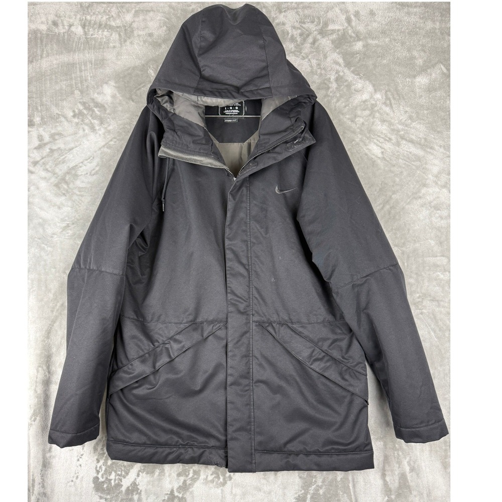 Nike Storm-FIT Men's Hooded Jacket Charcoal Grey World Class Athletes Size L